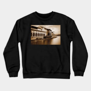 Arno River, Florence Crewneck Sweatshirt